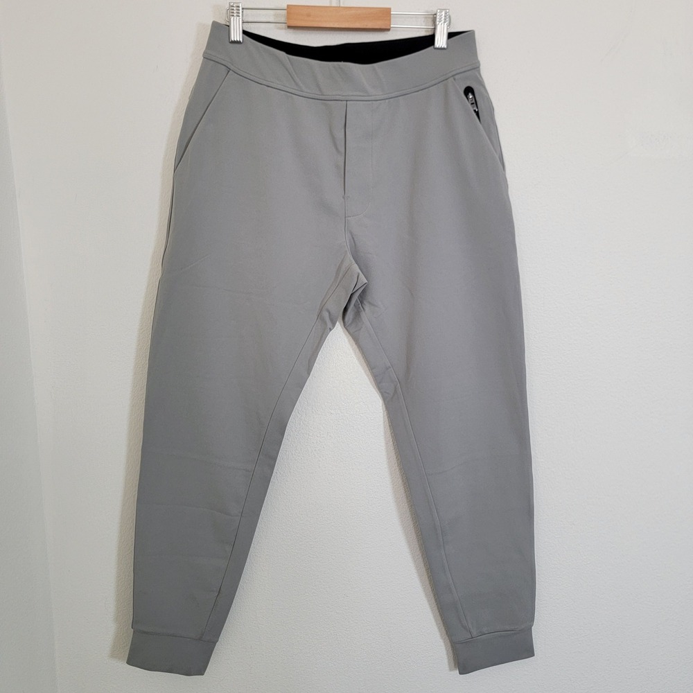 Public Rec Men Grey Athletic Performance Jogger Pant Slim Fit Pockets 30x30 EUC